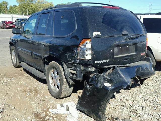 1GKDT13S832365146 - 2003 GMC ENVOY BLACK photo 3