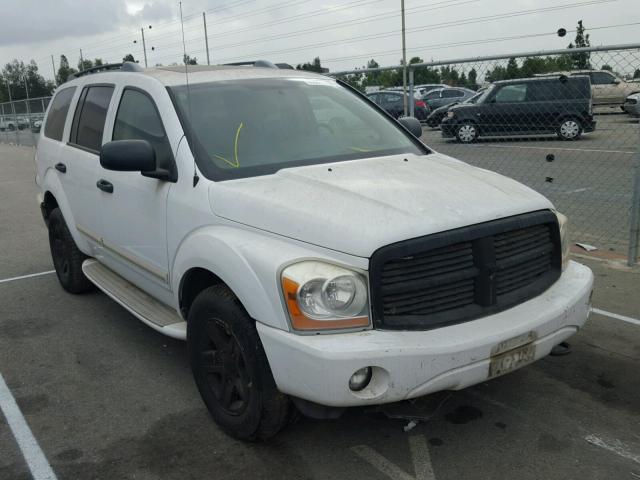 1D8HB58D55F506995 - 2005 DODGE DURANGO LI WHITE photo 1