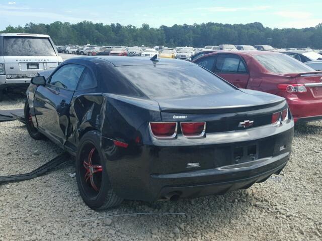 2G1FA1E36D9142499 - 2013 CHEVROLET CAMARO LS BLACK photo 3