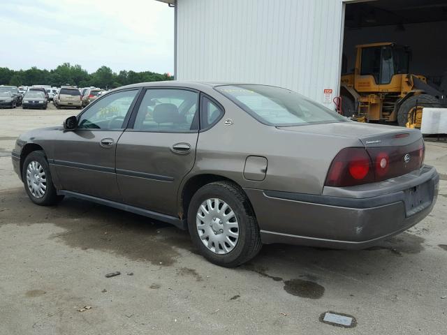 2G1WF52E339390853 - 2003 CHEVROLET IMPALA TAN photo 3