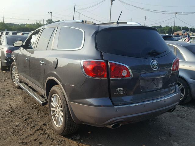 5GAKVBED3BJ215355 - 2011 BUICK ENCLAVE CX GRAY photo 3