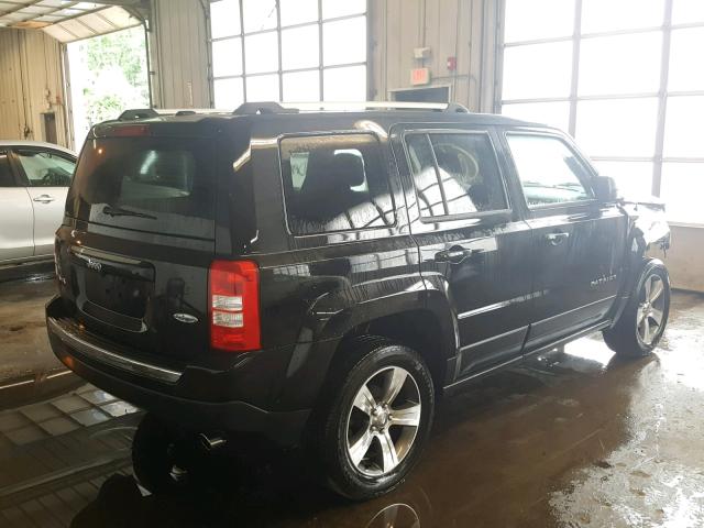 1C4NJRFB5GD697555 - 2016 JEEP PATRIOT LA BLACK photo 4