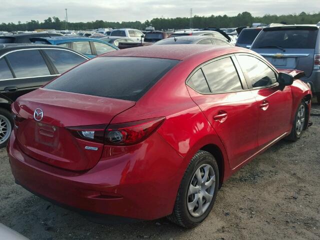 JM1BM1T70F1225792 - 2015 MAZDA 3 SV RED photo 4