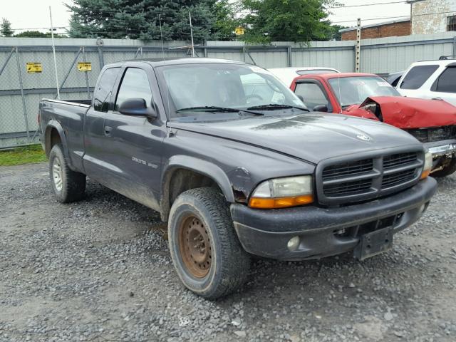 1B7GG32N12S523474 - 2002 DODGE DAKOTA SPO GRAY photo 1