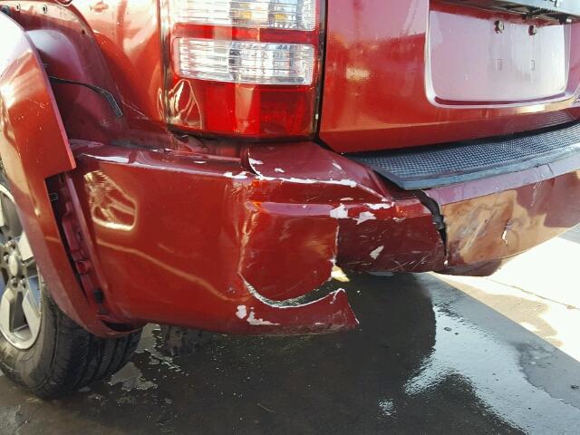 1J8GP28K68W251408 - 2008 JEEP LIBERTY SP RED photo 9