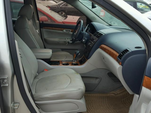 5GZEV23717J135213 - 2007 SATURN OUTLOOK XR ვერცხლისფერი ფოტო 5