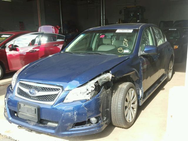 4S3BMBK68B3221812 - 2011 SUBARU LEGACY 2.5 BLUE photo 2