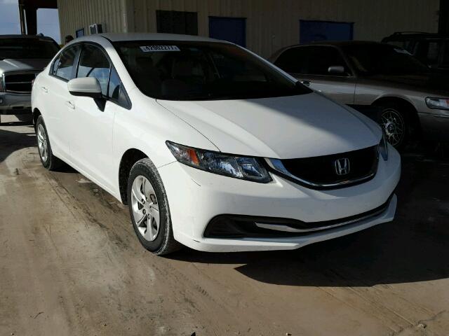 19XFB2F59FE080868 - 2015 HONDA CIVIC LX WHITE photo 1