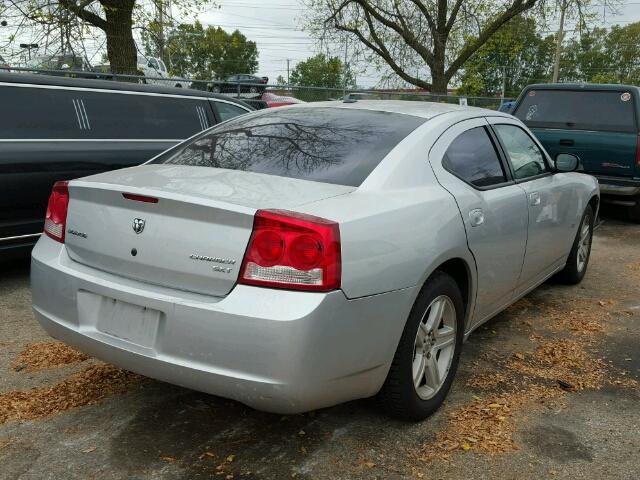 2B3KA33V39H592714 - 2009 DODGE CHARGER SX SILVER photo 4