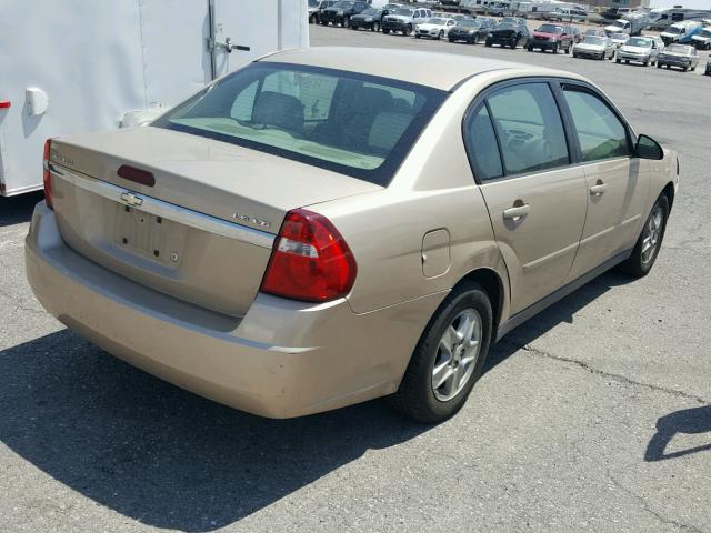 1G1ZT548X5F190785 - 2005 CHEVROLET MALIBU LS GOLD photo 4