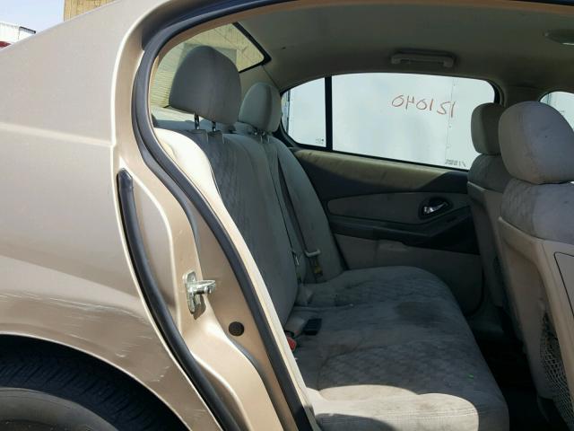 1G1ZT548X5F190785 - 2005 CHEVROLET MALIBU LS GOLD photo 6