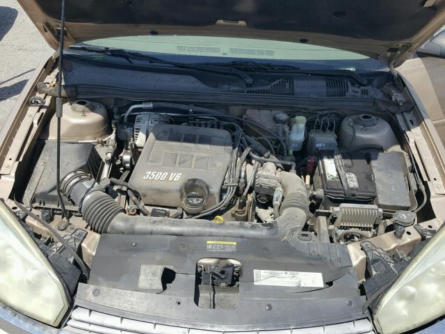 1G1ZT548X5F190785 - 2005 CHEVROLET MALIBU LS GOLD photo 7