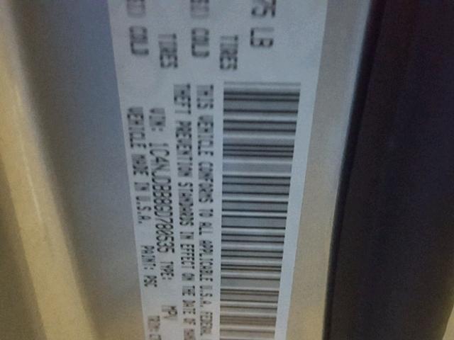 1C4NJDBB8GD780535 - 2016 JEEP COMPASS SP GRAY photo 10