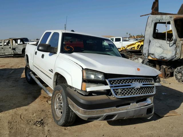 1GCHK23255F900791 - 2005 CHEVROLET SILVERADO WHITE photo 1