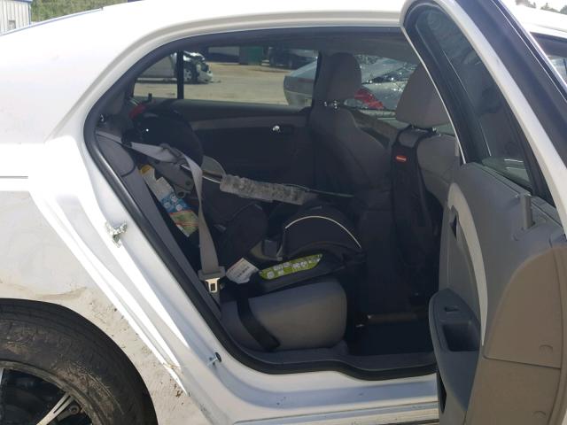 1G1ZC5E06CF278688 - 2012 CHEVROLET MALIBU 1LT WHITE photo 6