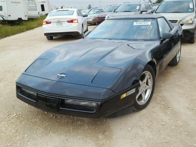 1G1YY0787F5139179 - 1985 CHEVROLET CORVETTE BLACK photo 2