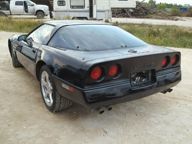 1G1YY0787F5139179 - 1985 CHEVROLET CORVETTE BLACK photo 3