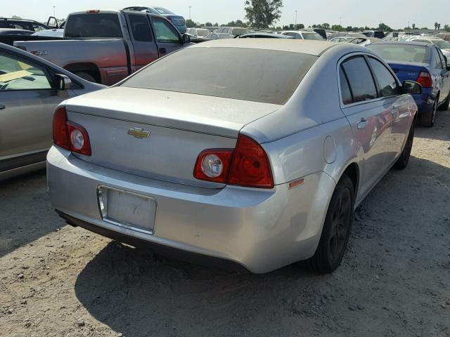 1G1ZA5EK3A4139862 - 2010 CHEVROLET MALIBU LS ვერცხლისფერი ფოტო 4