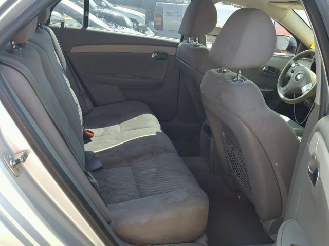 1G1ZA5EK3A4139862 - 2010 CHEVROLET MALIBU LS ვერცხლისფერი ფოტო 6