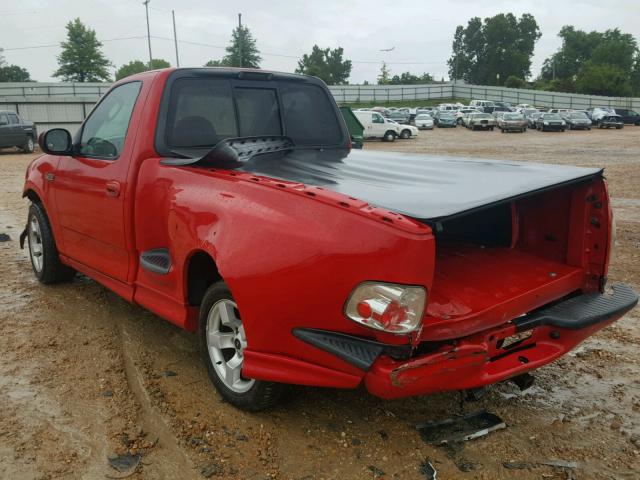 2FTZF07322CA81035 - 2002 FORD F150 SVT L RED photo 3