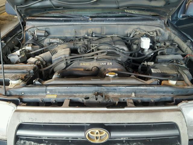 JT3GN86R1V0030768 - 1997 TOYOTA 4RUNNER GREEN photo 7