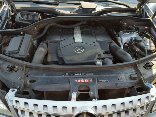 4JGBB75E26A117125 - 2006 MERCEDES-BENZ ML 500 BLUE photo 7