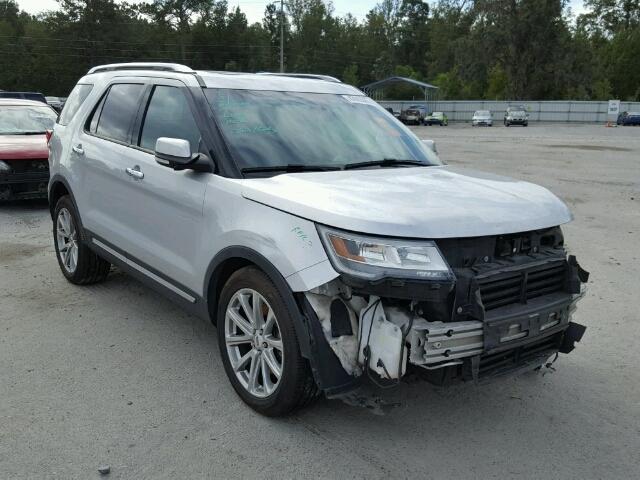 1FM5K7F83GGA48210 - 2016 FORD EXPLORER L SILVER photo 1