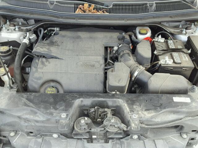 1FM5K7F83GGA48210 - 2016 FORD EXPLORER L SILVER photo 7