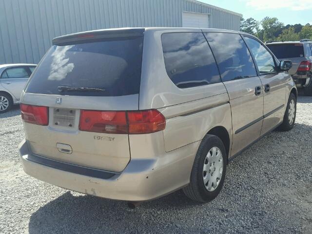 2HKRL1852YH557981 - 2000 HONDA ODYSSEY LX BEIGE photo 4