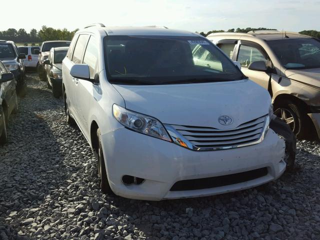 5TDKK3DCXFS597026 - 2015 TOYOTA SIENNA LE WHITE photo 1