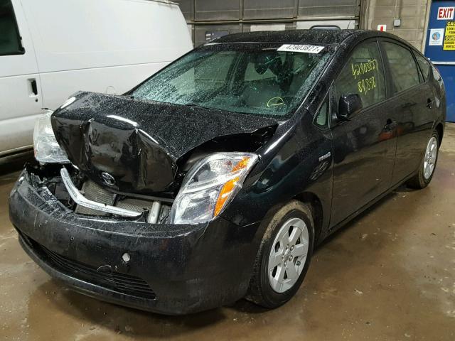 JTDKB20U377581450 - 2007 TOYOTA PRIUS BLACK photo 2