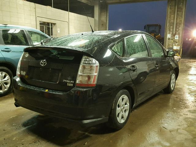 JTDKB20U377581450 - 2007 TOYOTA PRIUS BLACK photo 4