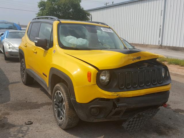 ZACCJBCT0FPB64295 - 2015 JEEP RENEGADE T YELLOW photo 1