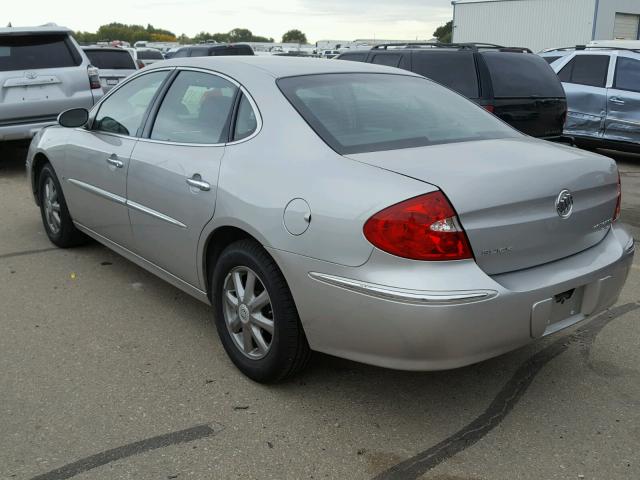 2G4WD582881147633 - 2008 BUICK LACROSSE C SILVER photo 3