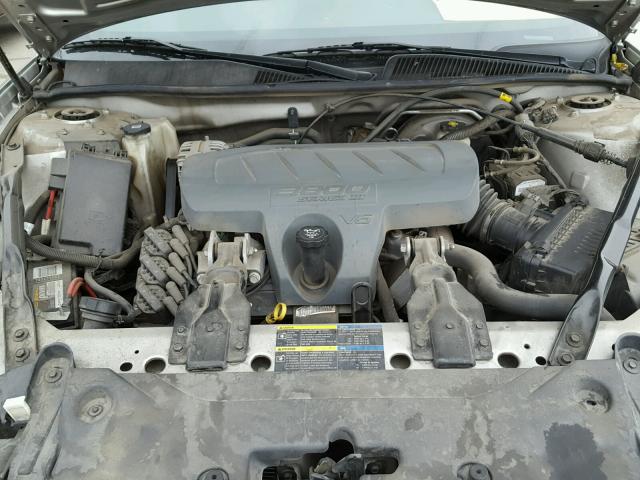 2G4WD582881147633 - 2008 BUICK LACROSSE C SILVER photo 7