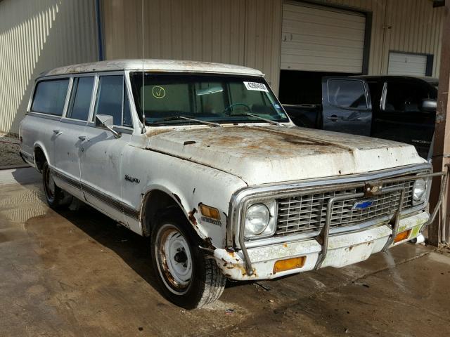 CE161Z618919 - 1971 CHEVROLET C10 SUBURB WHITE photo 1