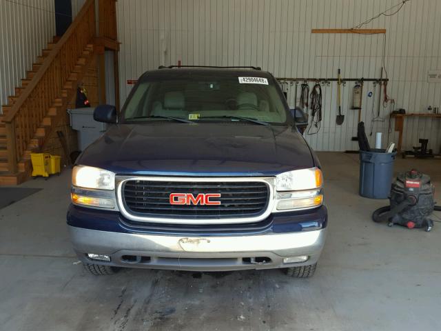 1GKFK16Z36J174717 - 2006 GMC YUKON XL K BLUE photo 9