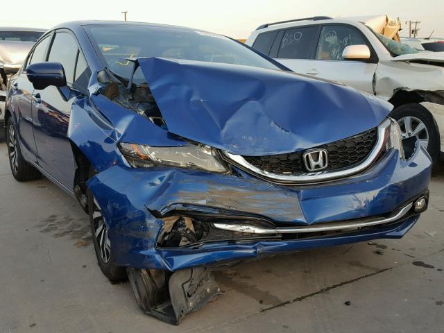 19XFB2F96FE036829 - 2015 HONDA CIVIC EXL 蓝色 照片 1