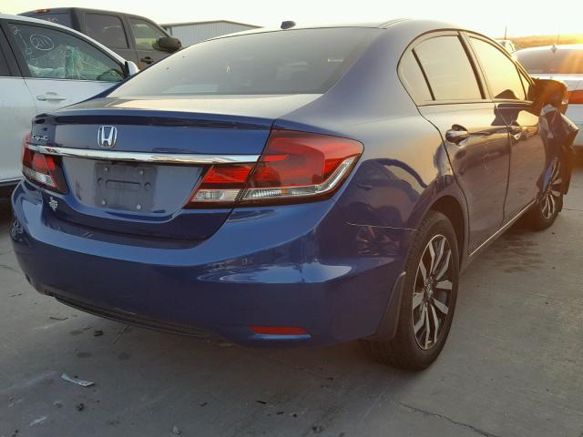 19XFB2F96FE036829 - 2015 HONDA CIVIC EXL 蓝色 照片 4