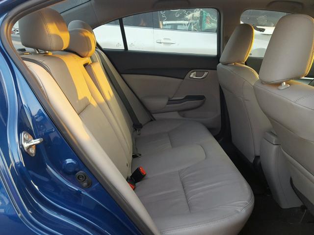 19XFB2F96FE036829 - 2015 HONDA CIVIC EXL 蓝色 照片 6