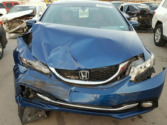 19XFB2F96FE036829 - 2015 HONDA CIVIC EXL 蓝色 照片 7