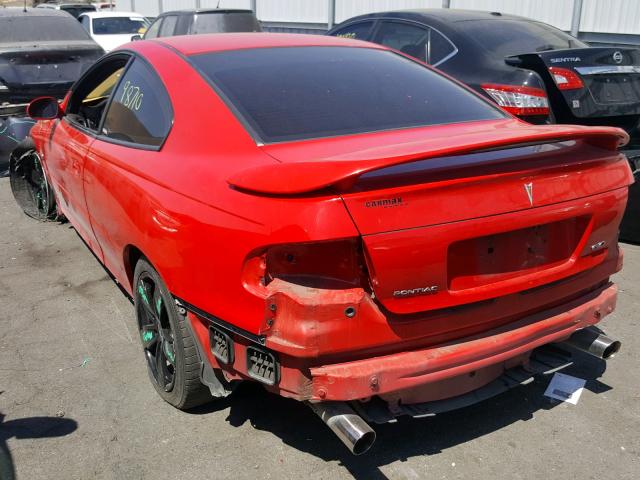 6G2VX12U56L811430 - 2006 PONTIAC GTO RED photo 3