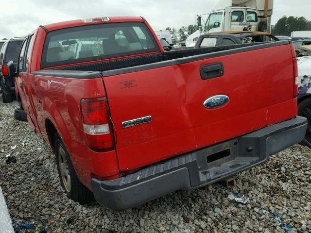 1FTRX12WX6NB01214 - 2006 FORD F150 RED photo 3