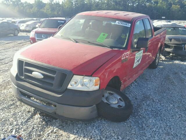 1FTRX12WX6NB01214 - 2006 FORD F150 RED photo 9