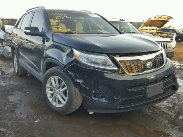 5XYKTDA73FG605507 - 2015 KIA SORENTO LX BLACK photo 1