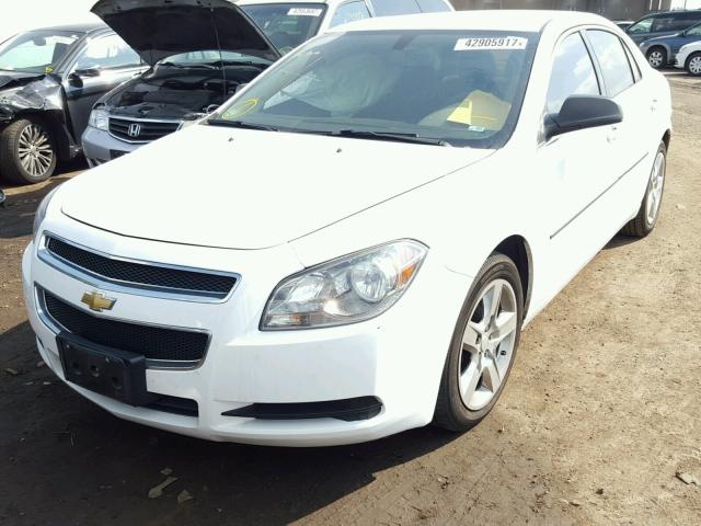 1G1ZB5E01CF150927 - 2012 CHEVROLET MALIBU LS WHITE photo 2