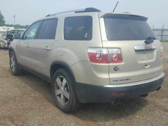 1GKLRMED4AJ173493 - 2010 GMC ACADIA SLT 棕色 照片 3