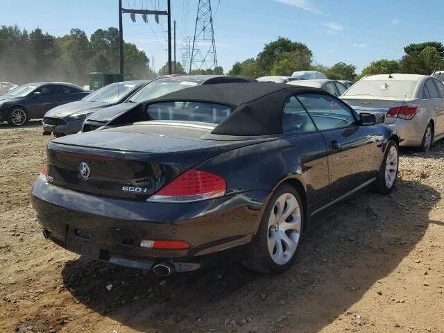 WBAEK13577CN81032 - 2007 BMW 650 I BLACK photo 4