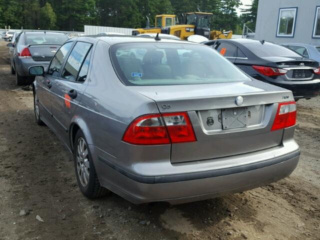 YS3EH49G233030666 - 2003 SAAB 9-5 AERO GRAY photo 3