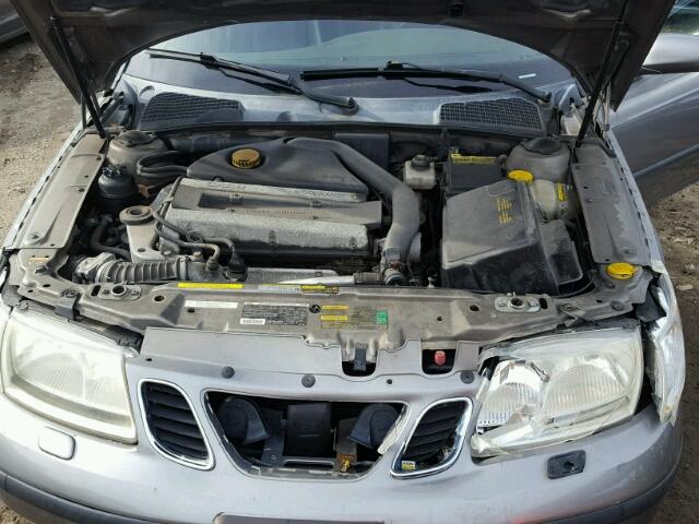 YS3EH49G233030666 - 2003 SAAB 9-5 AERO GRAY photo 7